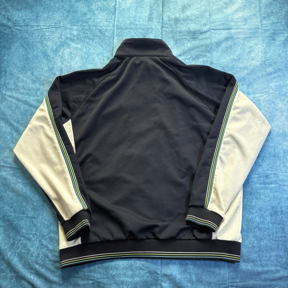 Activ FnC Kolon Track Jacket Full Zip Navy White Y2K Korea Large - Picture 7 of 8